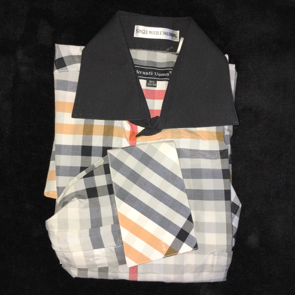 Plaid button down